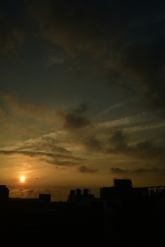 夕暮れ