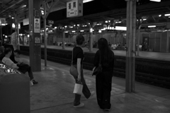 夜の台南駅