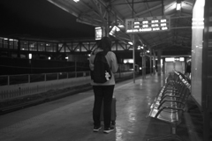 夜の台南駅