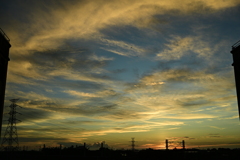 夕暮れ