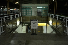 夜の台南駅
