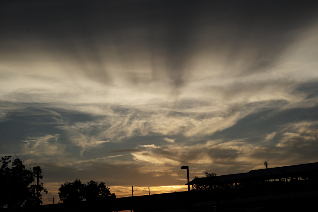 夕暮れ