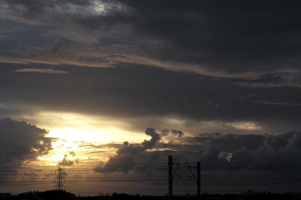 夕暮れ