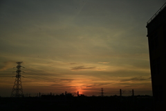 夕暮れ