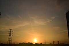 夕暮れ
