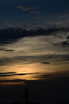 夕暮れ