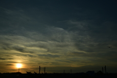 夕暮れ