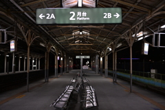 夜の台南駅