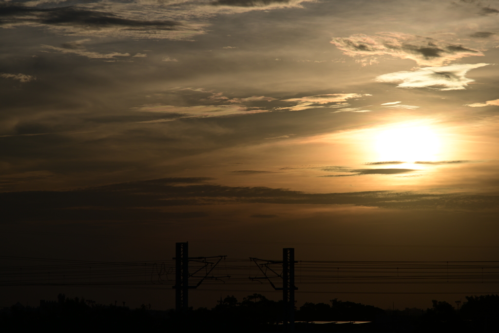 夕暮れ