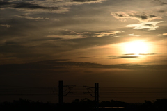夕暮れ