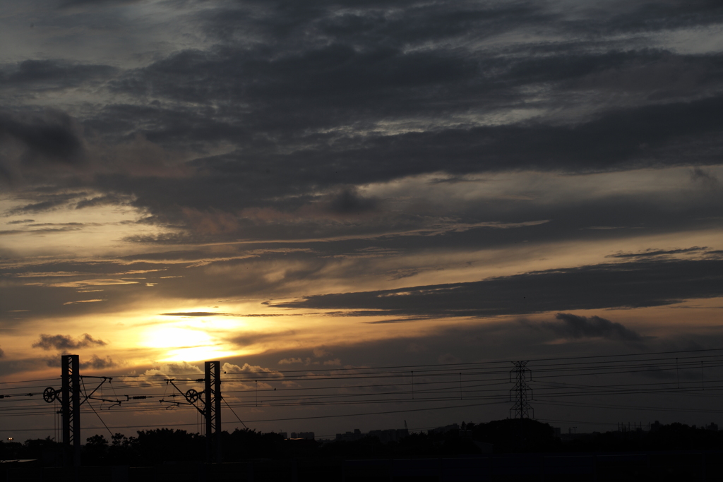 夕暮れ