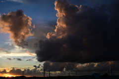 夕暮れ
