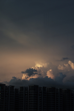 夕暮れ