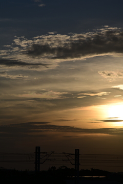 夕暮れ
