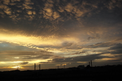 夕暮れ