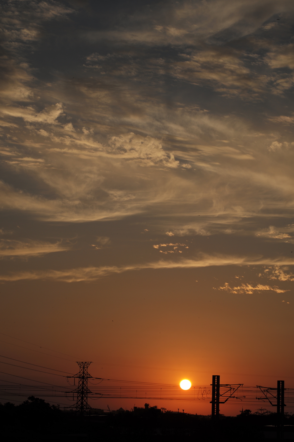 夕暮れ