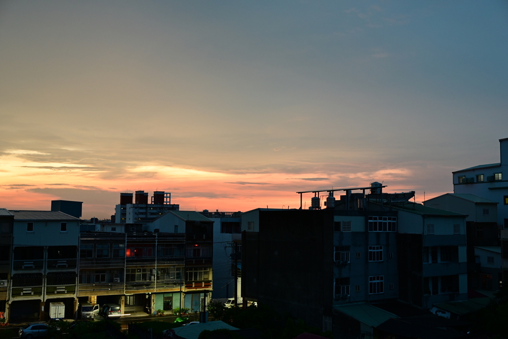 夕暮れ