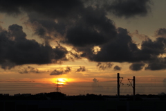 夕暮れ