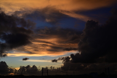 夕暮れ
