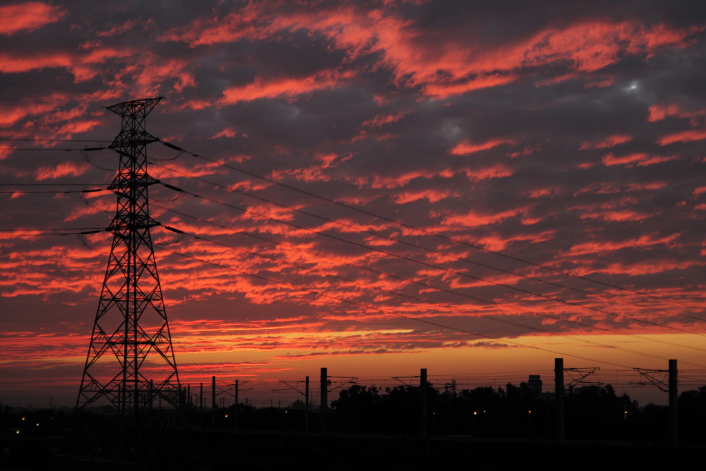 夕暮れ
