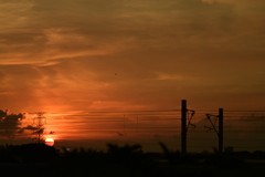 夕暮れ