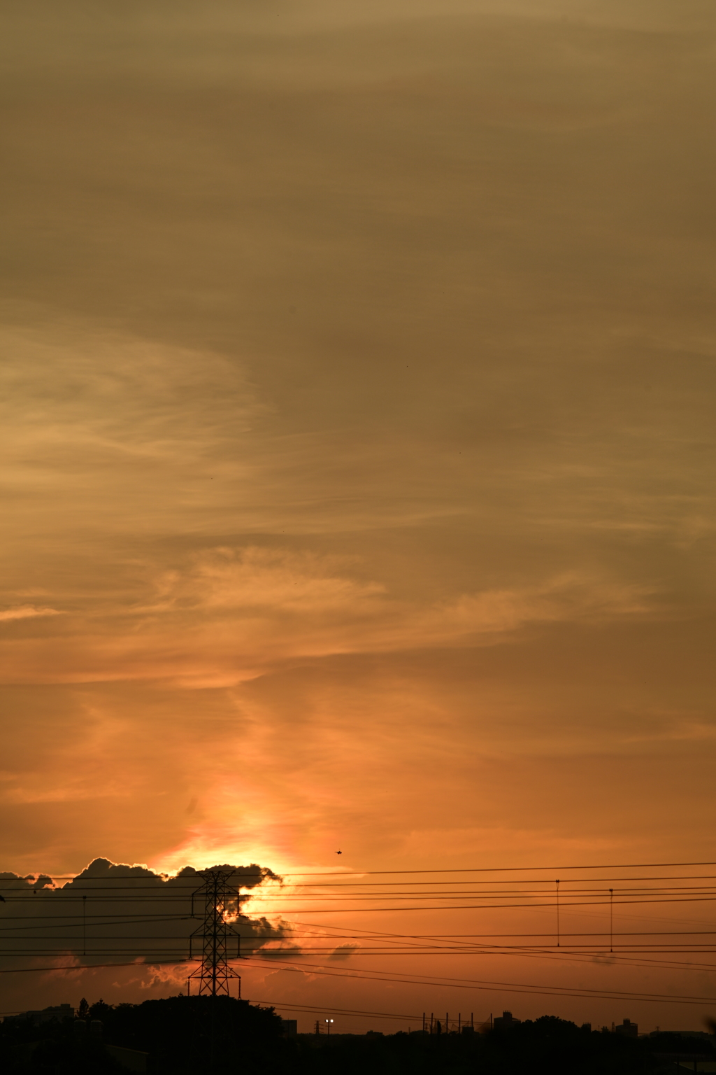 夕暮れ