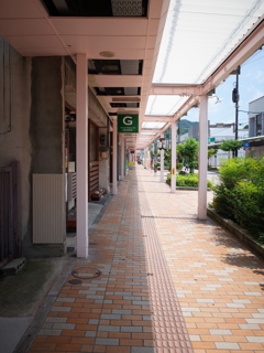 竹原　駅前の商店街