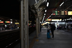夜の台南駅
