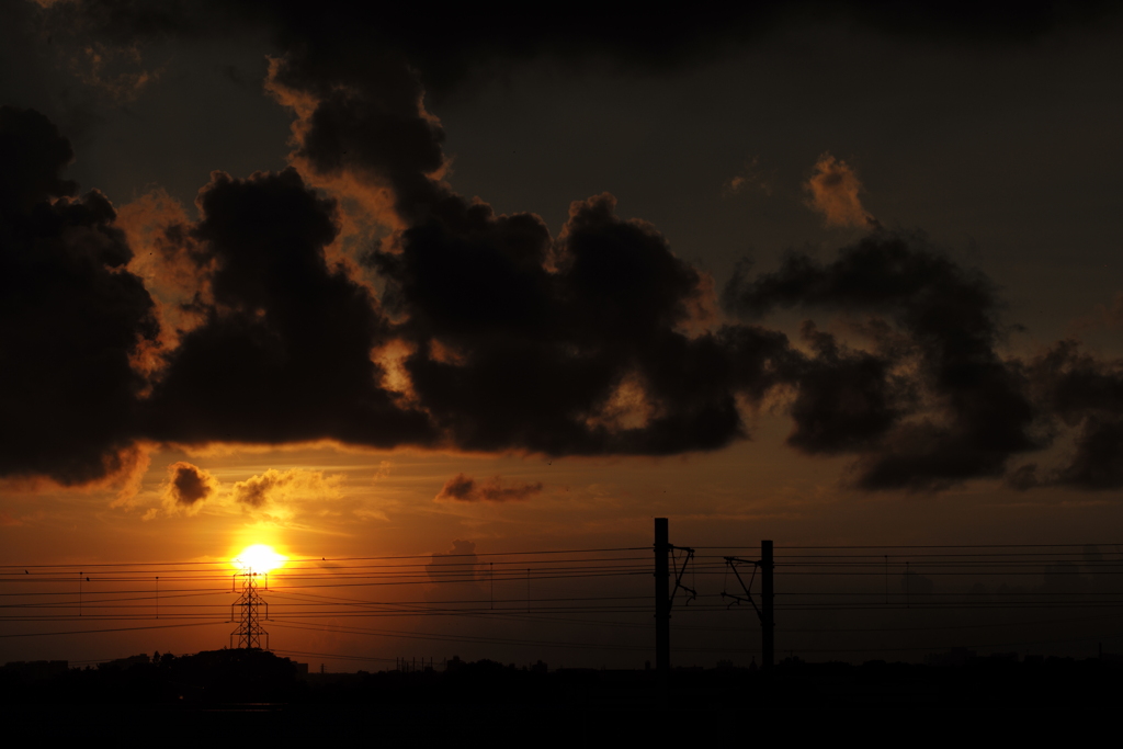 夕暮れ