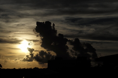 夕暮れ