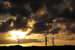夕暮れ