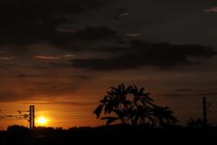 夕暮れ
