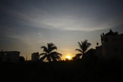 夕暮れ