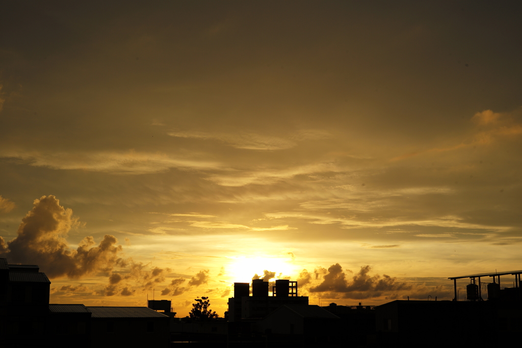 2017年7月７日の夕景