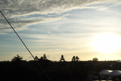 夕暮れ