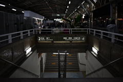夜の台南駅