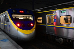 夜の台南駅