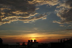 2017年6月29日の夕景