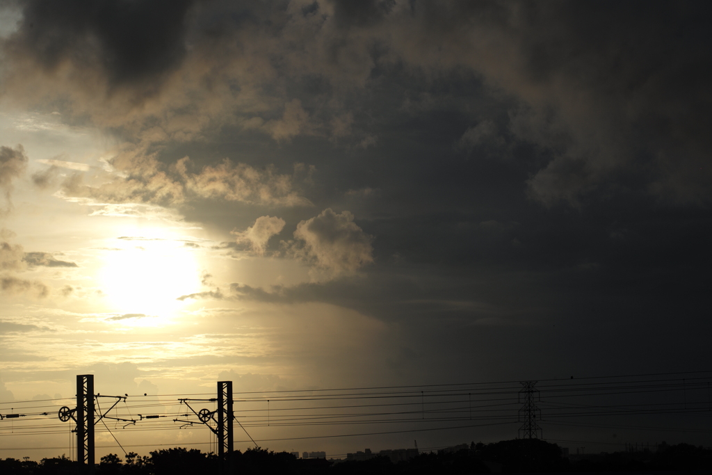 夕暮れ