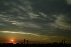 夕暮れ