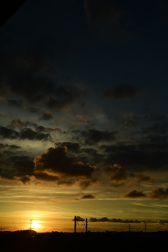 夕暮れ