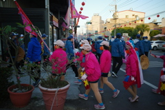 廟のお祭り