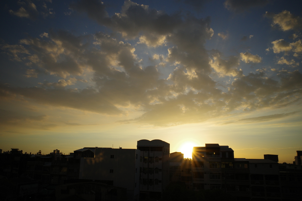夕日