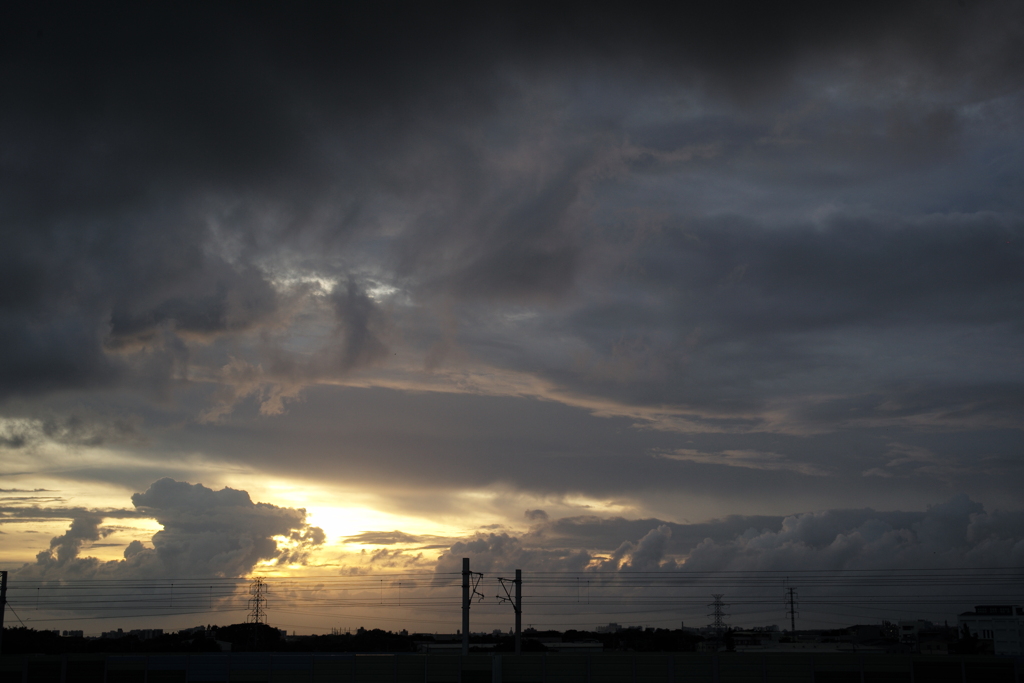 夕暮れ
