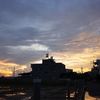 雨上がりの夕暮れ