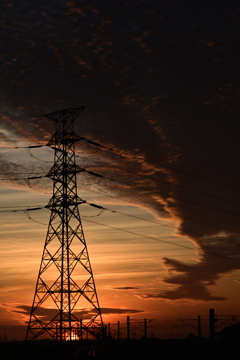 夕暮れ
