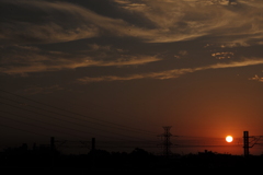 夕暮れ