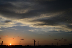 夕暮れ