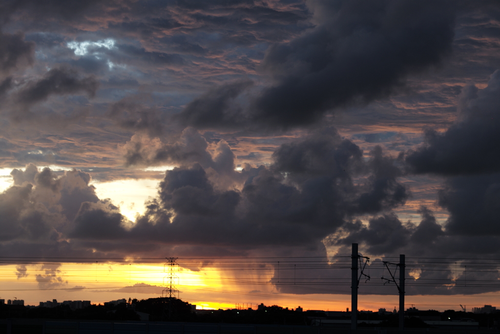 夕暮れ