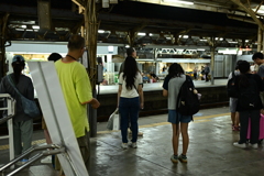 夜の台南駅